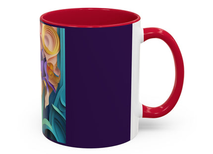 The Elegant Iris Flower Colorful Mugs (11oz, 15oz)