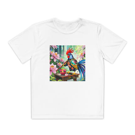 Cyberpunk Rooster Youth Competitor Tee