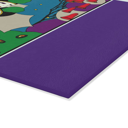Two Pierrots Glass Cutting Board