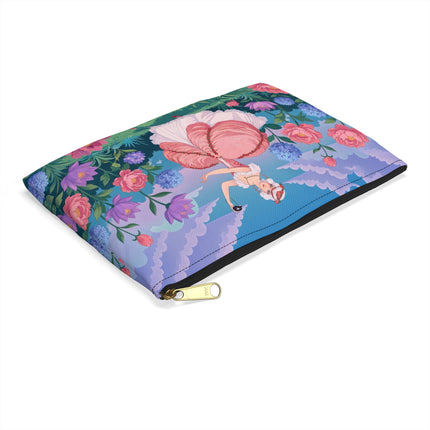 🎭🌸 The Lady Of The Secret Masquerade Accessory Pouch – Art Deco Garden Fantasy