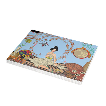 Minuit … ou l’appartement à la mode by George Barbier Postcard Bundles (envelopes included) - Bundles of 10, 30, 50 Pieces
