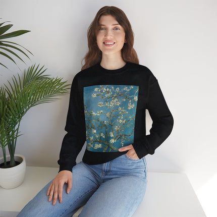 Almond Blossom by Vincent van Gogh Heavy Blend™ Crewneck Sweatshirt