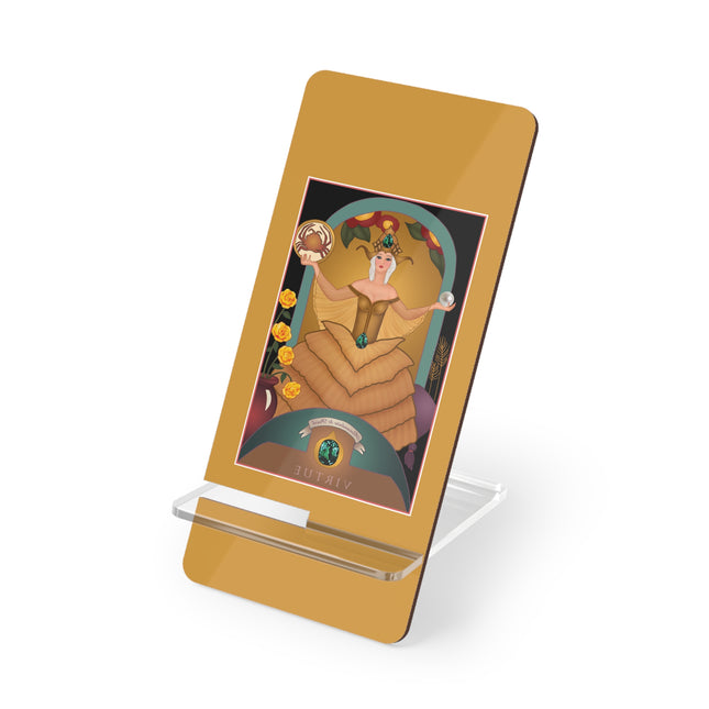 June & Pearl, Alexandrite (from the Gem Series) by Sofia Chiostri Mobile Display Stand for Smartphones