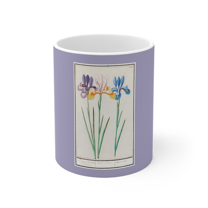 Iris, Iris sibirica by Anselmus Boëtius de Boodt Ceramic Mug 11oz