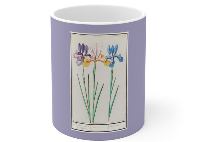 Iris, Iris sibirica by Anselmus Boëtius de Boodt Ceramic Mug 11oz