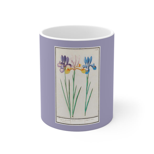 Iris, Iris sibirica by Anselmus Boëtius de Boodt Ceramic Mug 11oz