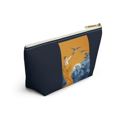 Falcon Mistress Cosmetic Bag – Art Deco Power & Golden Freedom