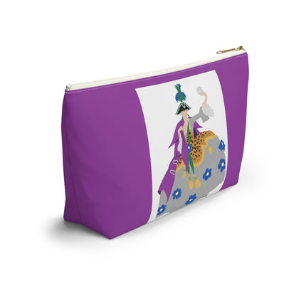 Masquerade Marquise Cosmetic Bag – Art Deco Glamour & Carnival Mystique