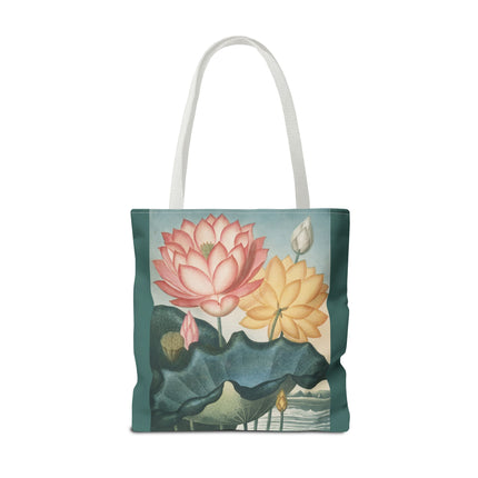 The Sacred Egyptian Lotus by Robert John Thornton Tote Bag (AOP)