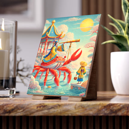 The Celestial Crab Navigator Ceramic Tile