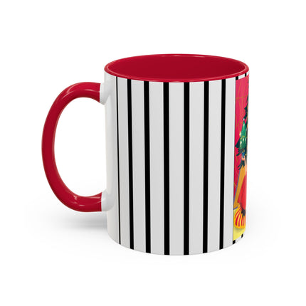 Art Deco Christmas Enchantment Colorful Mugs (11oz, 15oz)
