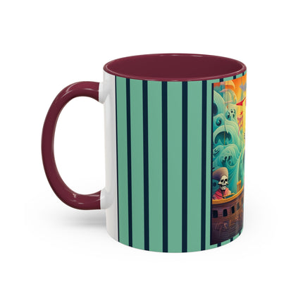 Skeleton Crew of the Misty Seas Colorful Mugs (11oz, 15oz)