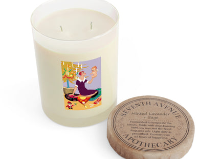 Art Deco Christmas Scented Candle - Full Glass, 11oz