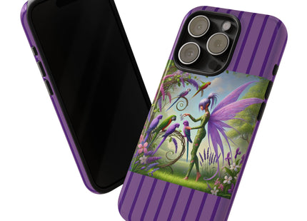 Lavender-Winged Fairy Phone Cases