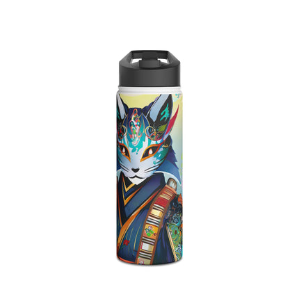 Cyberpunk Samurai Stainless Steel Water Bottle