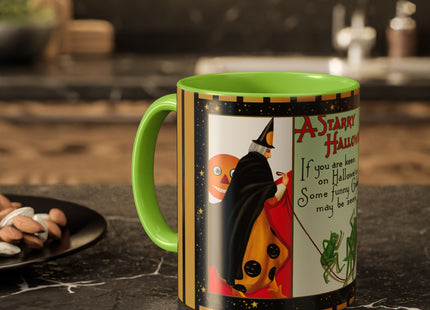 A Starry Halloween Colorful Mugs (11oz, 15oz)