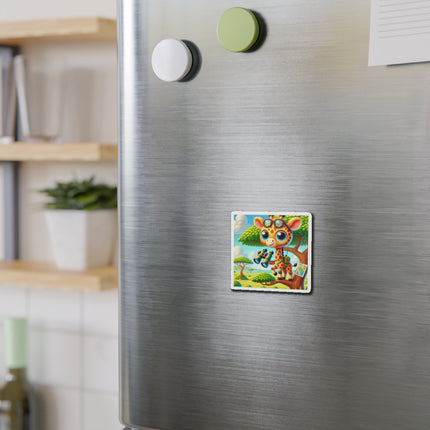 Giraffe Lookout Die-Cut Magnets (5 Sizes)