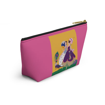 Peacock Ladies in the Garden Cosmetic Bag – Playful Elegance & Art Deco Charm