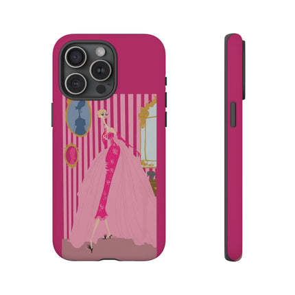 Lady in Pink Phone Case – Graceful Sophistication