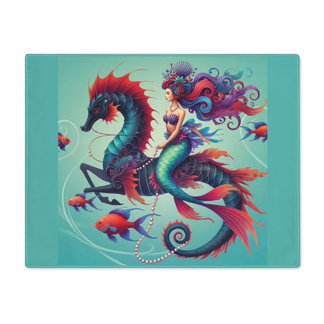 Mermaid & Sea Dragon Placemat – Ocean Guardian & Mythic Beauty