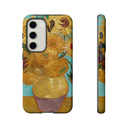 Vase with Twelve Sunflowers by Vincent Van Gogh Phone Cases