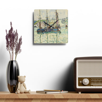 Le Trieux Paul Signac Acrylic Wall Clock, Round and Square