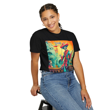 Skeleton Crew of the Misty Seas Unisex Garment-Dyed T-shirt