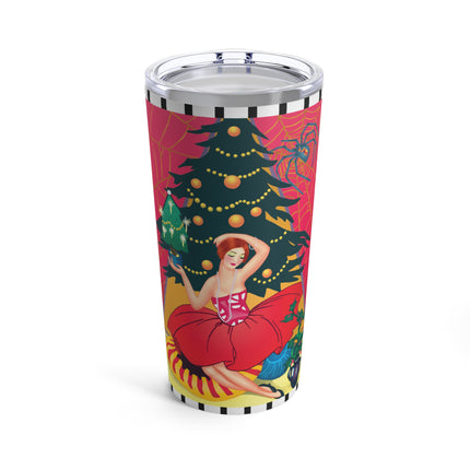 Art Deco Christmas Enchantment Tumbler 20oz
