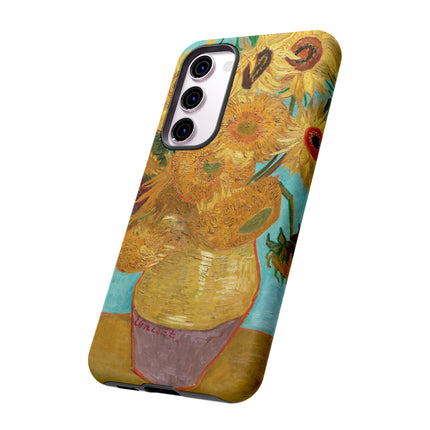 Vase with Twelve Sunflowers by Vincent Van Gogh Phone Cases