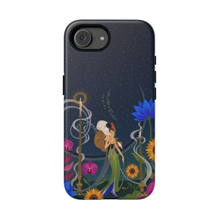 🌙🕯️ The Lady Of The Midnight Garden Phone Case – Art Deco Nocturne