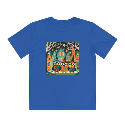 Night of the Trick-or-Treating Owlets Youth Competitor Tee