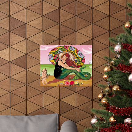 Siren Serenade Premium Matte horizontal posters