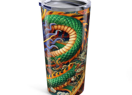 Tibetan Dragon Above Kabuki Stage Bento Lunch Box Tumbler 20oz