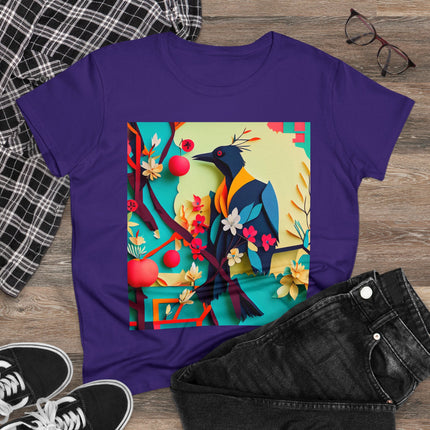 Curious Crow Women's Midweight Cotton Tee