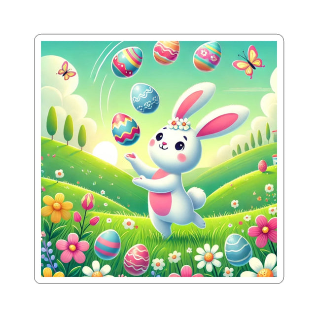 Easter Bunny’s Kiss-Cut Stickers (4 Sizes)