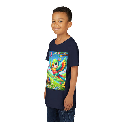 Easter Parrot Youth Short Sleeve Tee