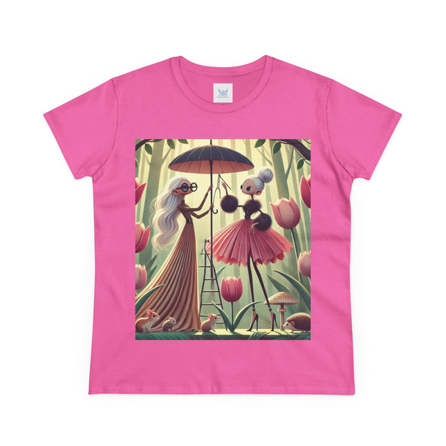 Under the Tulip Parasol Cotton Tee