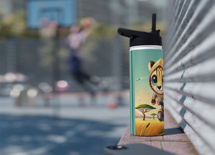 Swift Cheetah Stainless Steel Water Bottle, Standard Lid