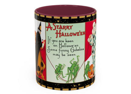 A Starry Halloween Colorful Mugs (11oz, 15oz)