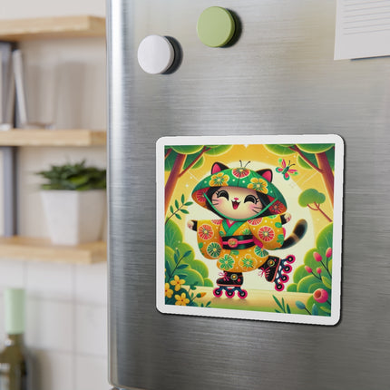 Firefly Dance on Wheels Die-Cut Magnets (5 Sizes)