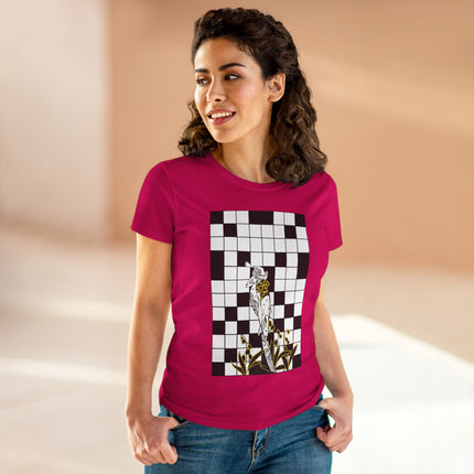 The Crossword Women's Midweight Cotton Tee
