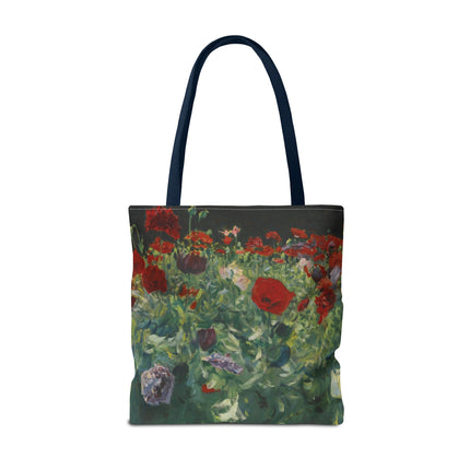 Poppies (A Study of Poppies for Carnation, Lily, Lily, Rose) by John Singer Sargent Tote Bag (AOP)
