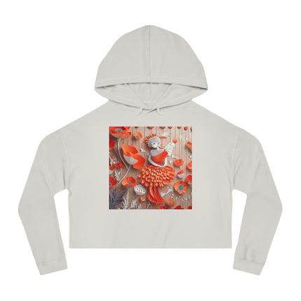 Poppy Fairy Women’s Cropped Hooded Sweatshirt