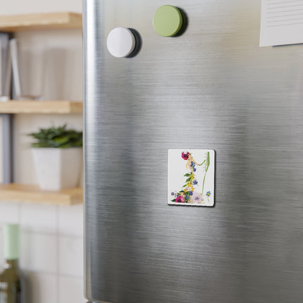 Blooming Splendor: A Floral Transformation Die-Cut Magnets(5 Sizes)
