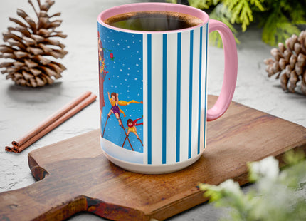 Snowfall & Couture Colorful Mugs (11oz, 15oz)