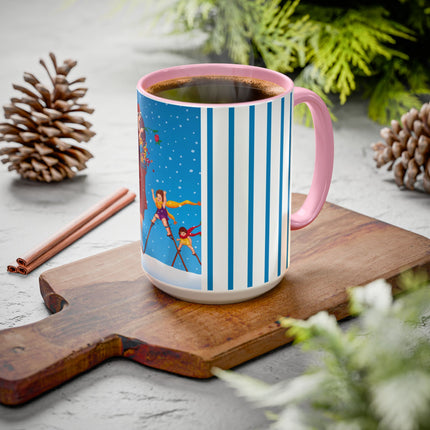 Snowfall & Couture Colorful Mugs (11oz, 15oz)