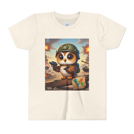 Owl on the Front Lines Youth Short Sleeve Tee