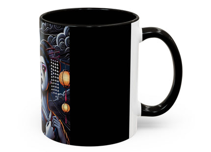 Geisha’s Black Ink Tears Colorful Mugs (11oz, 15oz)