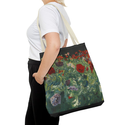 Poppies (A Study of Poppies for Carnation, Lily, Lily, Rose) by John Singer Sargent Tote Bag (AOP)
