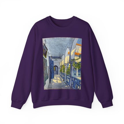 Gallery of a Moroccan Riad by George Gaudion Heavy Blend™ Crewneck Sweatshirt